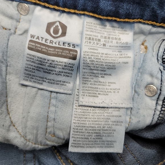 Levi's 511 Red Tab Skinny Jeans Women's Size 30 x 30 Blue Denim - Picture 4 of 6